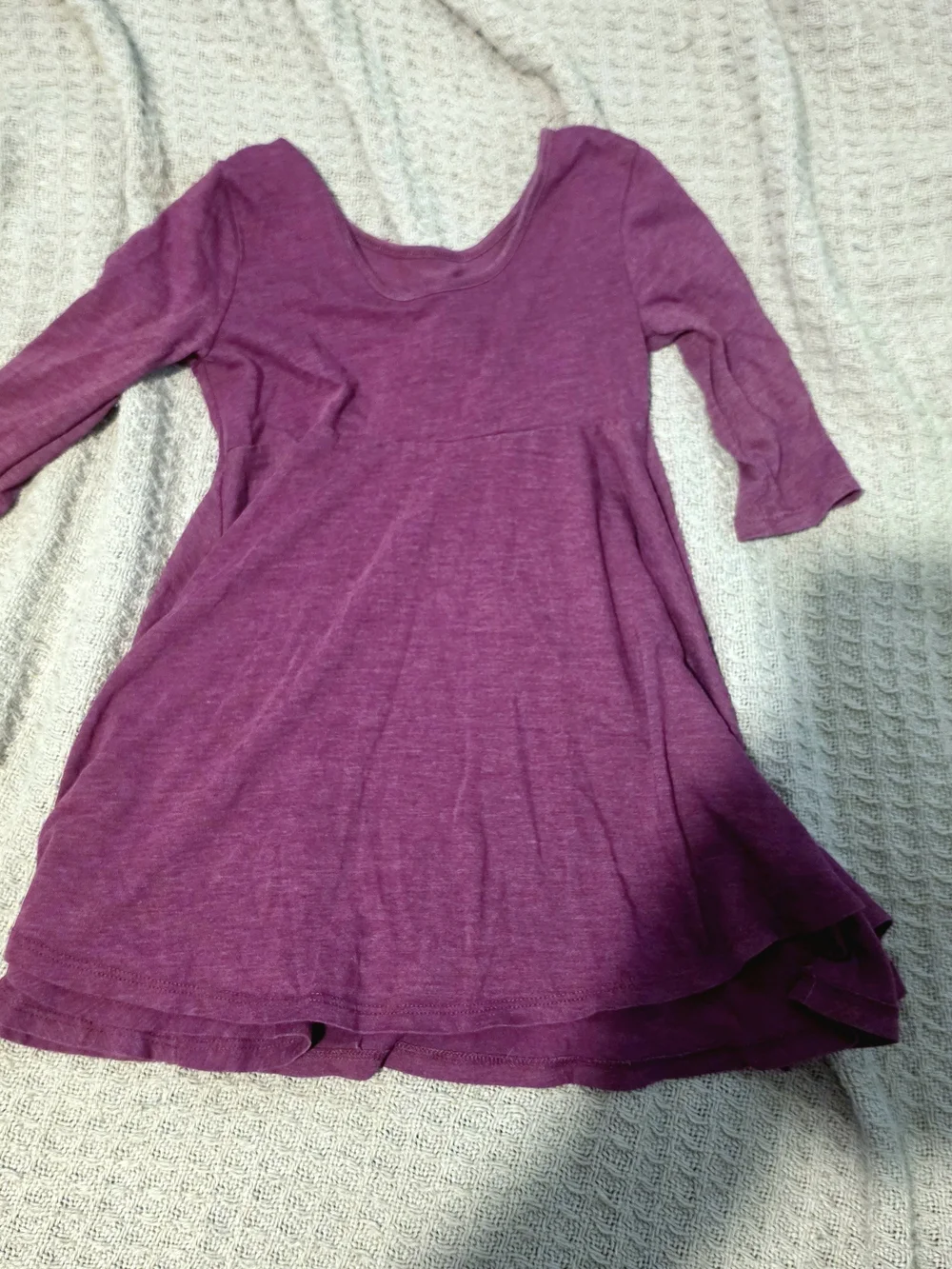 Old Navy Purple Long Sleeve Twirl Dress
